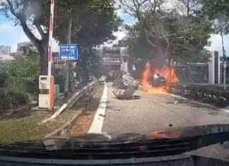 Fatal Car Fire on Nicoll Highway: One Dead fatal-car-fire-on-nicoll-highway-one-dead