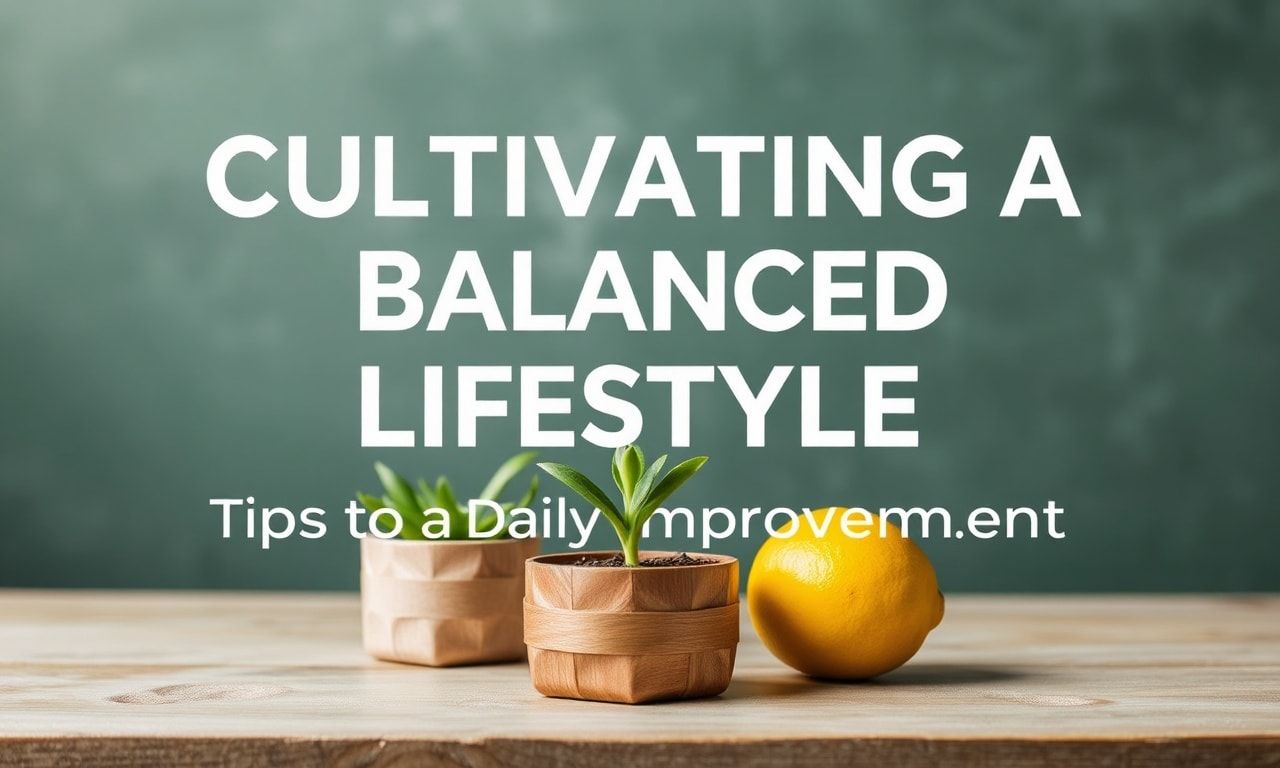 Cultivating a Balanced Lifestyle: Tips for Daily Improvement Cultivating a Balanced Lifestyle: Tips for Daily Improvement