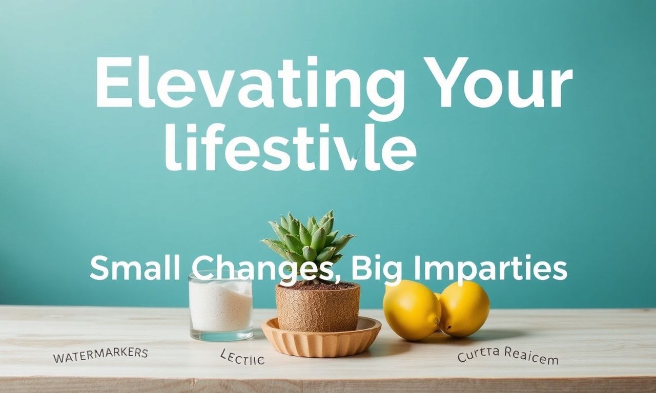 Elevating Your Lifestyle: Small Changes, Big Impacts Elevating Your Lifestyle: Small Changes, Big Impacts