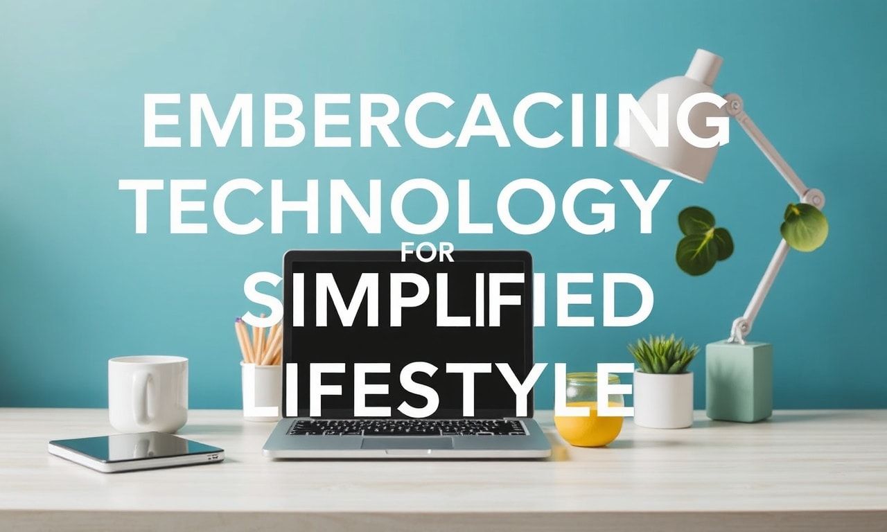Embracing Technology for a Simplified Lifestyle Embracing Technology for a Simplified Lifestyle